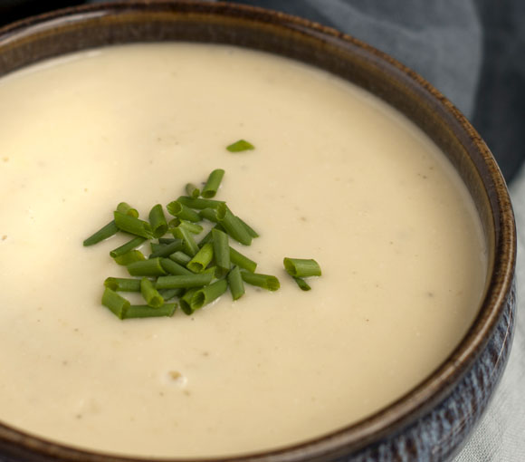 Crema de Alcachofas con Piñones