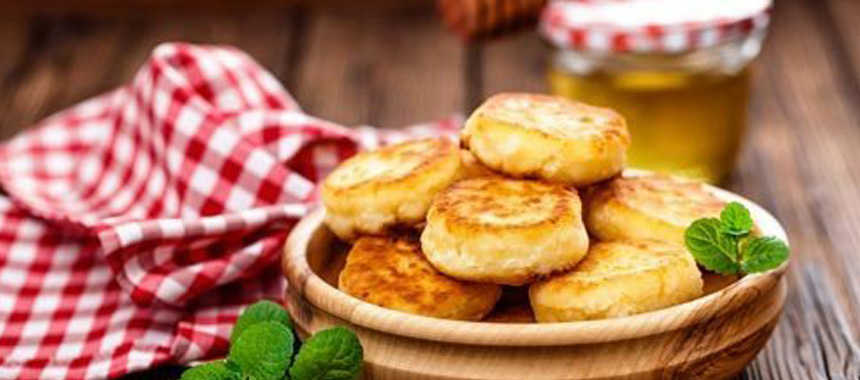 Panqueques de Queso Cottage